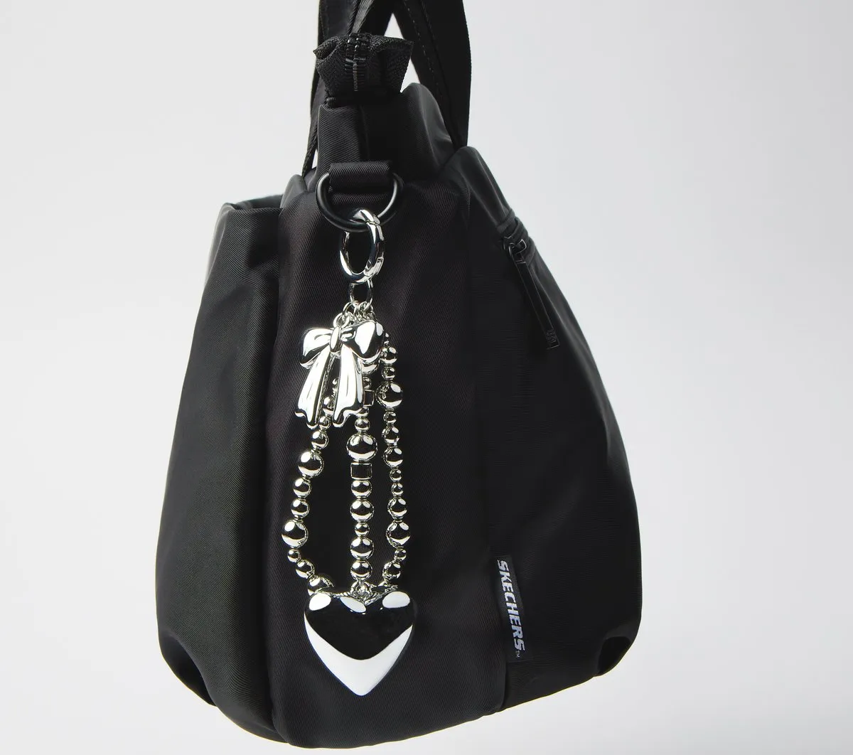 Skechers Bag Charm – Silver Heart