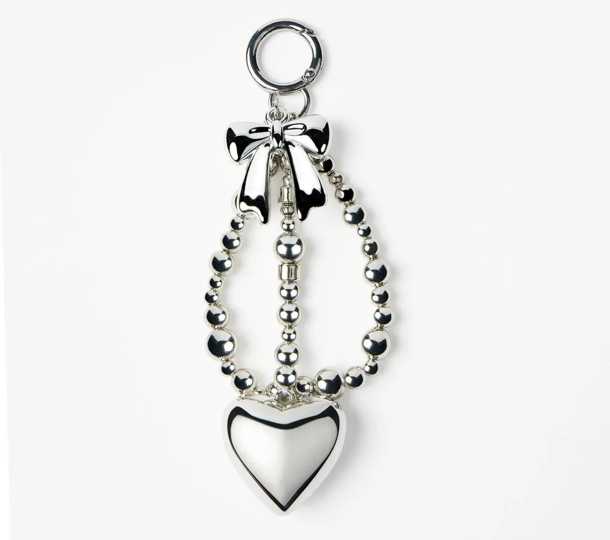Skechers Bag Charm – Silver Heart