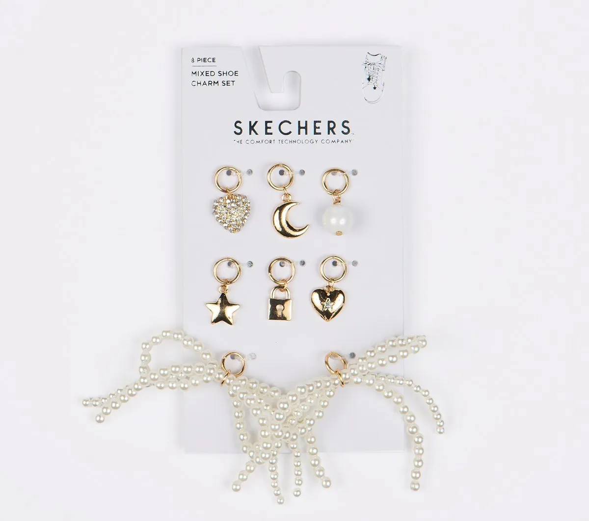 Skechers Shoelace Charm Set – Pearl
