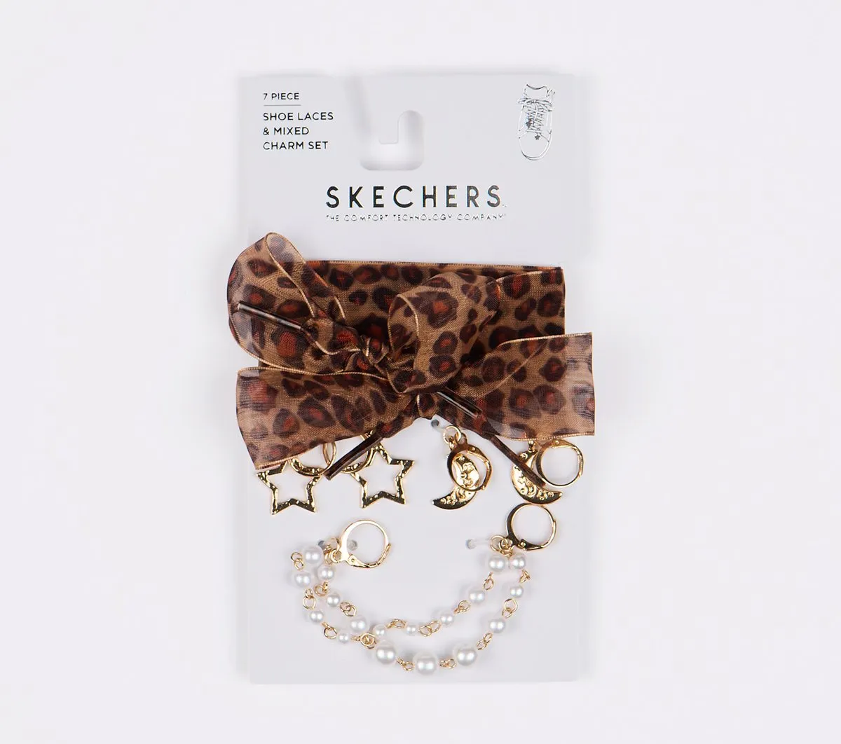 Skechers Shoelaces With Charm Set - Leopard Skechers Shoelaces With Charm Set – Leopard
