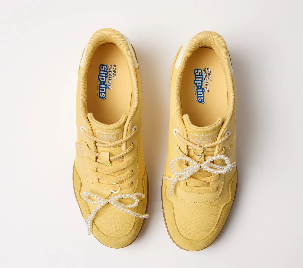 Skechers Shoelaces With Charm Set – Pearl Bow