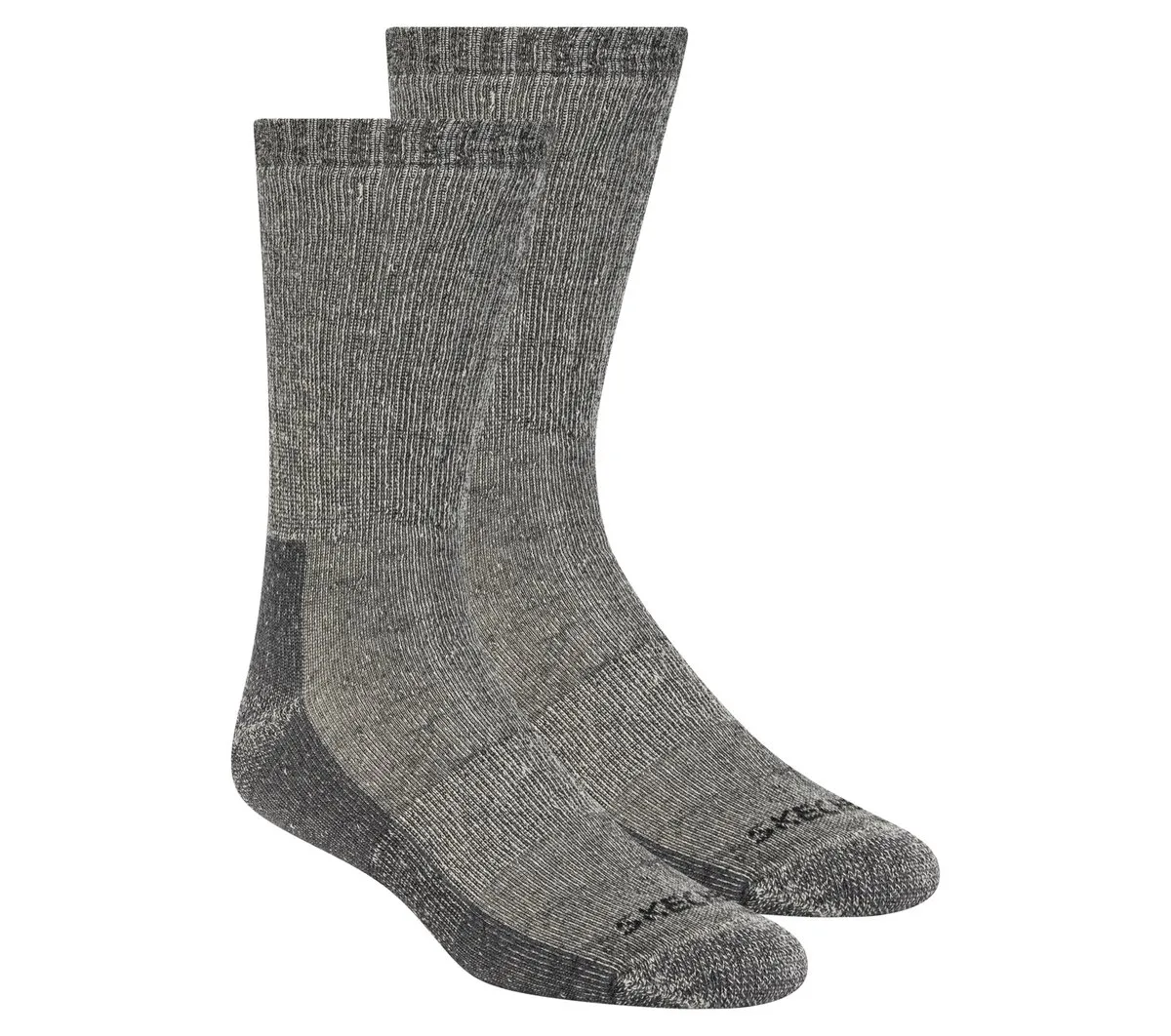 Skechers 2 Pack Men's Crew Wool Socks