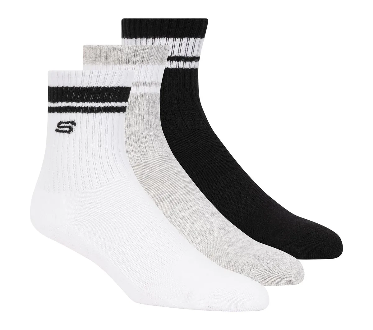 Skechers 3 Pack Boys' Crew Socks