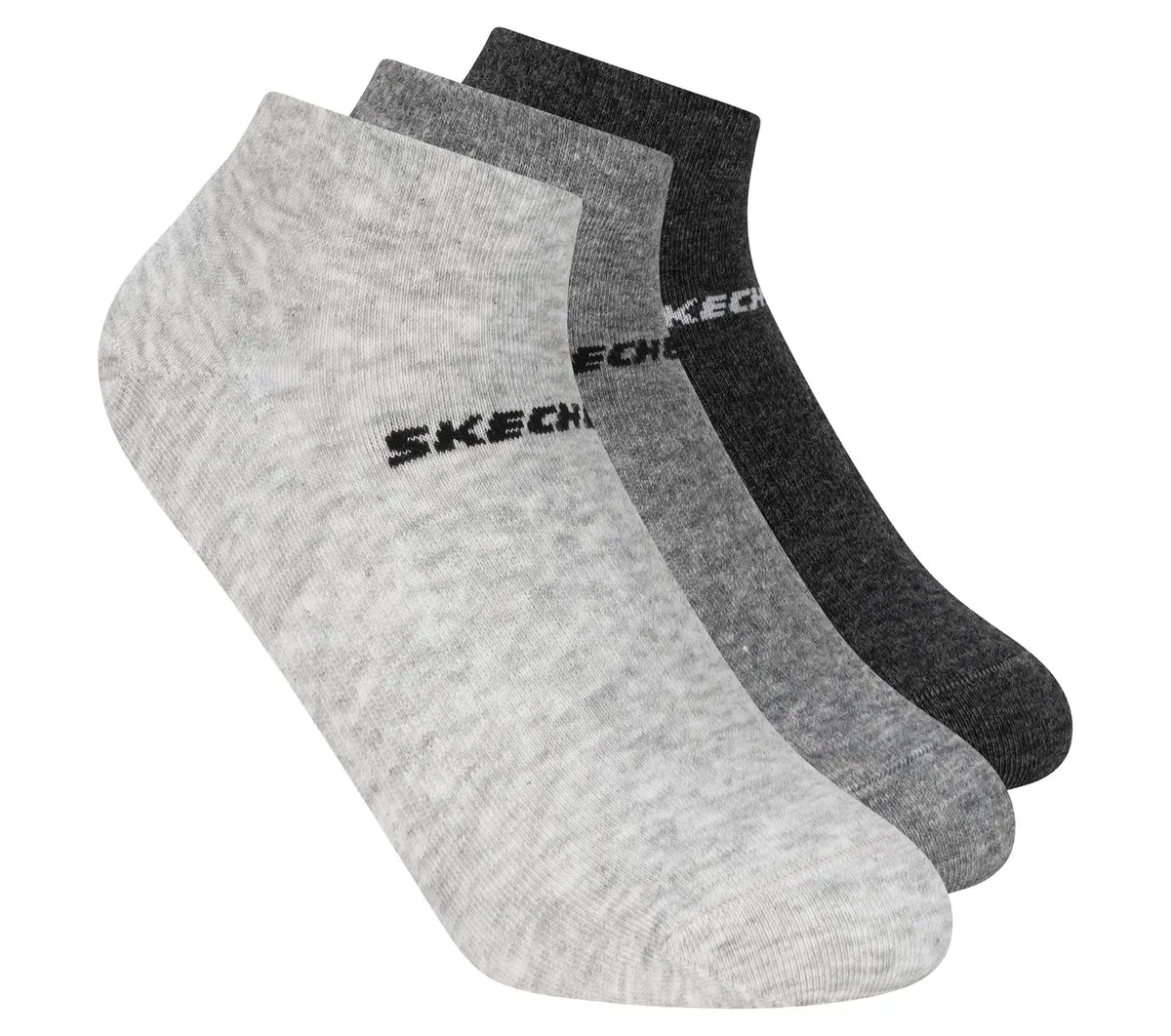Skechers 3 Pack Boys' Low Cut Cotton Socks