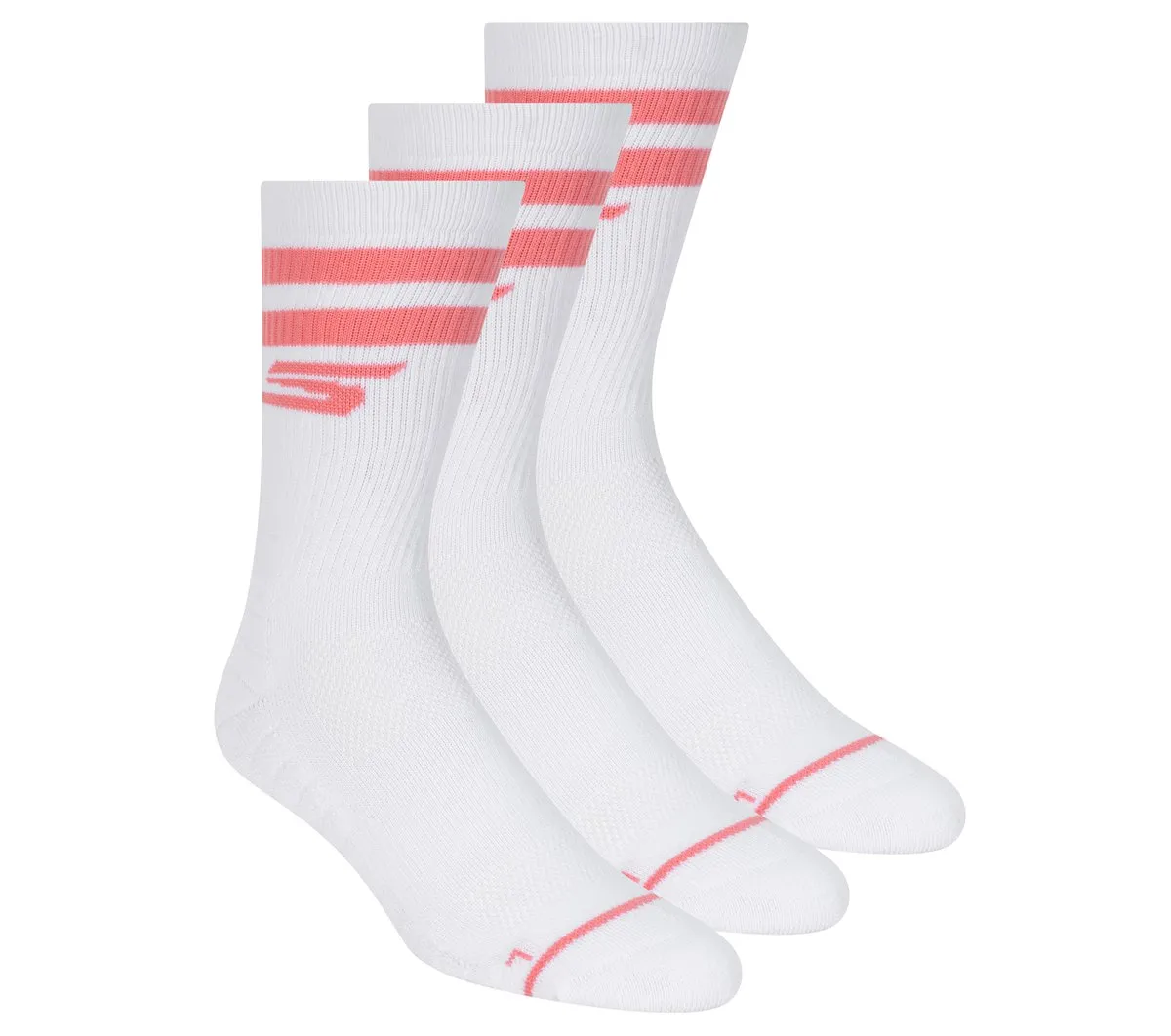 Skechers 3 Pack Men's Performance Pickleball Crew Socks