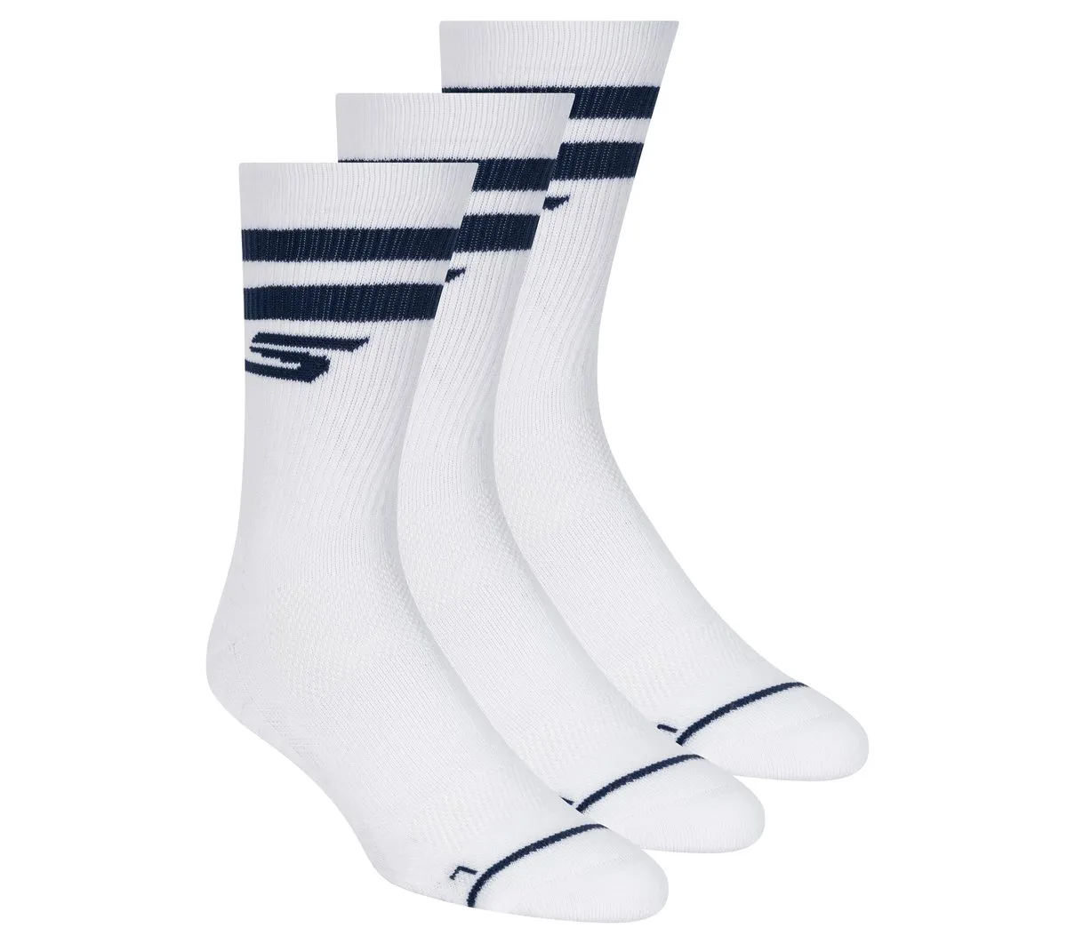Skechers 3 Pack Men's Performance Pickleball Crew Socks