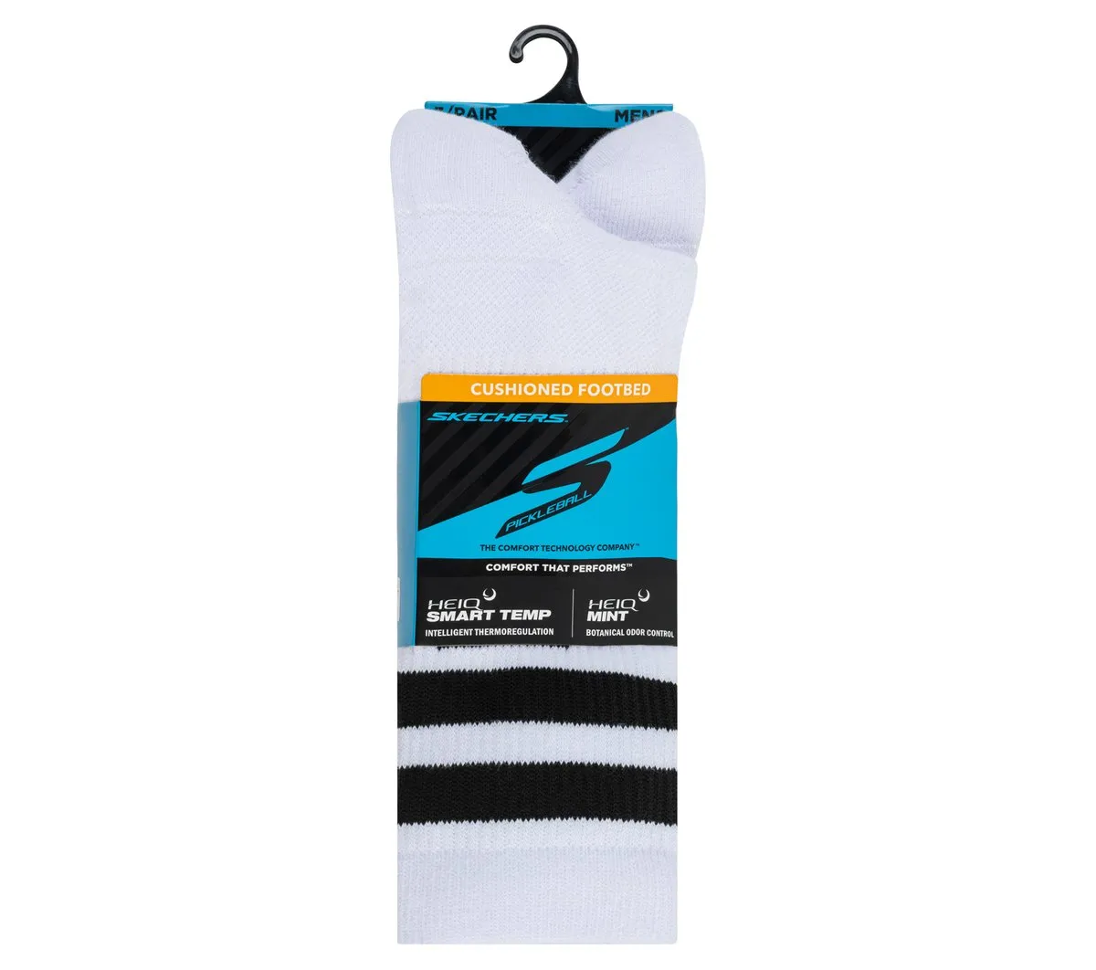 Skechers 3 Pack Men's Performance Pickleball Crew Socks