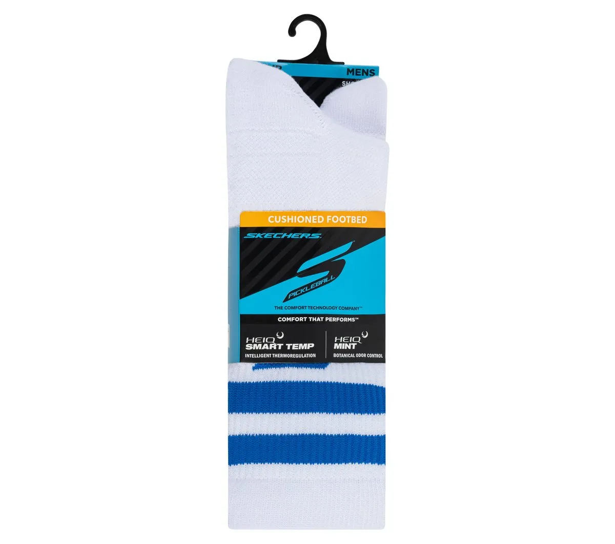 Skechers 3 Pack Men's Performance Pickleball Crew Socks