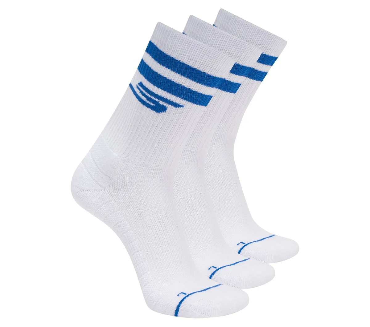 Skechers 3 Pack Men's Performance Pickleball Crew Socks