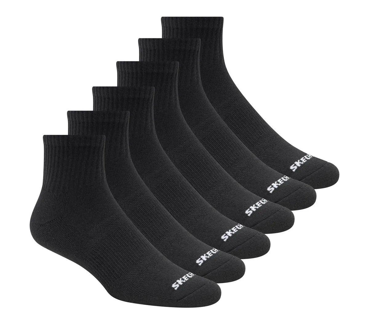 Skechers 6 Pack Core Quarter Large Socks
