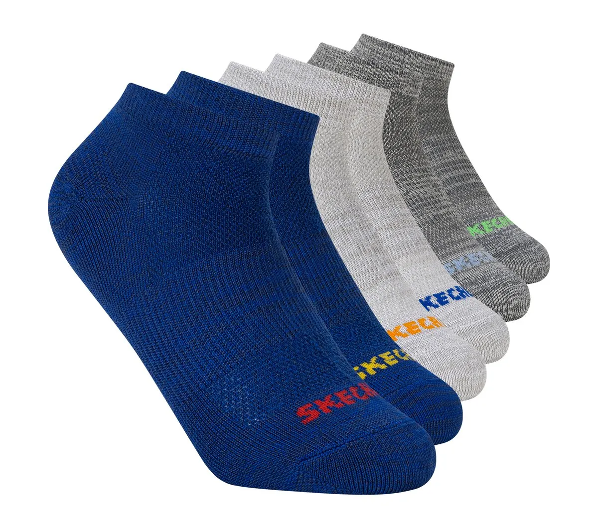 Skechers 6 Pack Low Cut Non Terry Socks