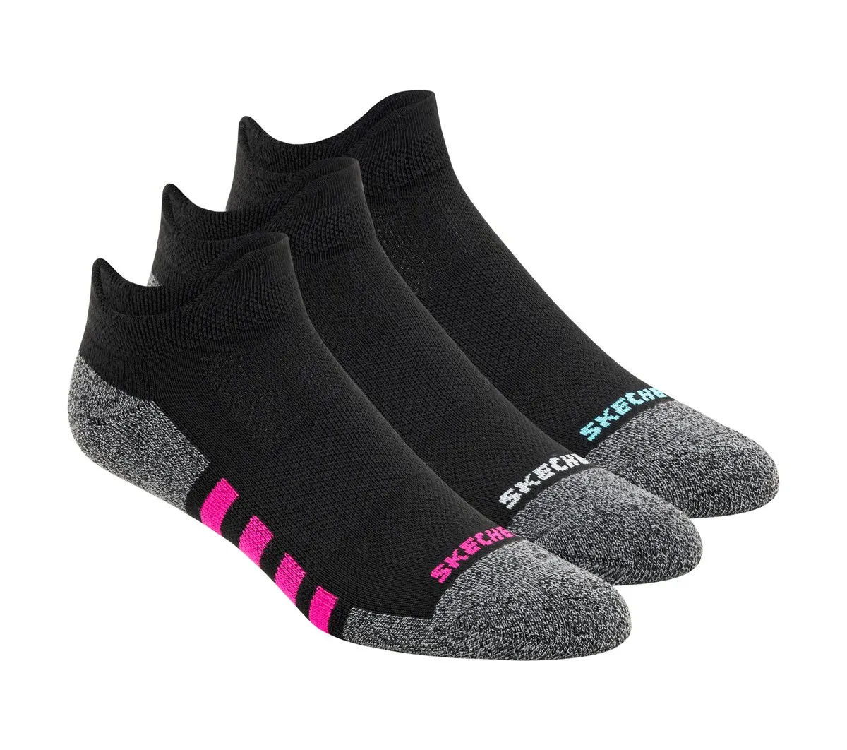 Skechers Work: Lowcut Heel Tab Socks – 3 Pack