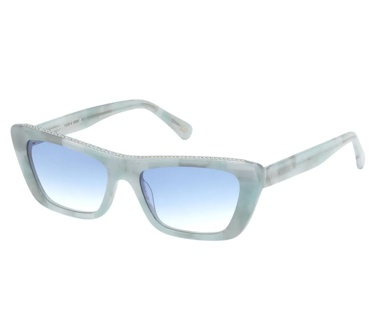 Skechers Elevated Cateye Marble Gradient Sunglasses