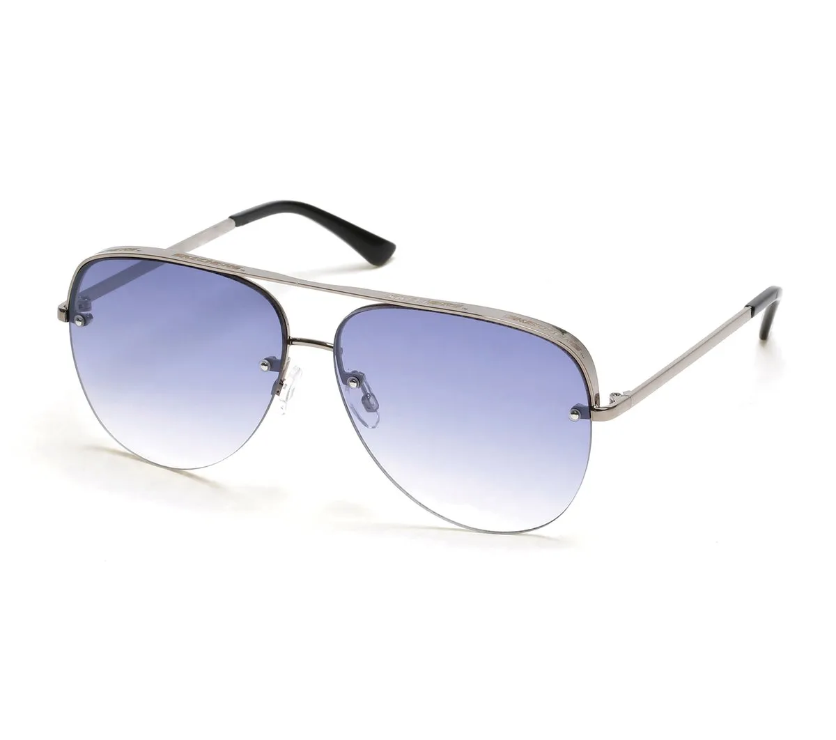 Skechers Semi-Rimless Metal Aviator