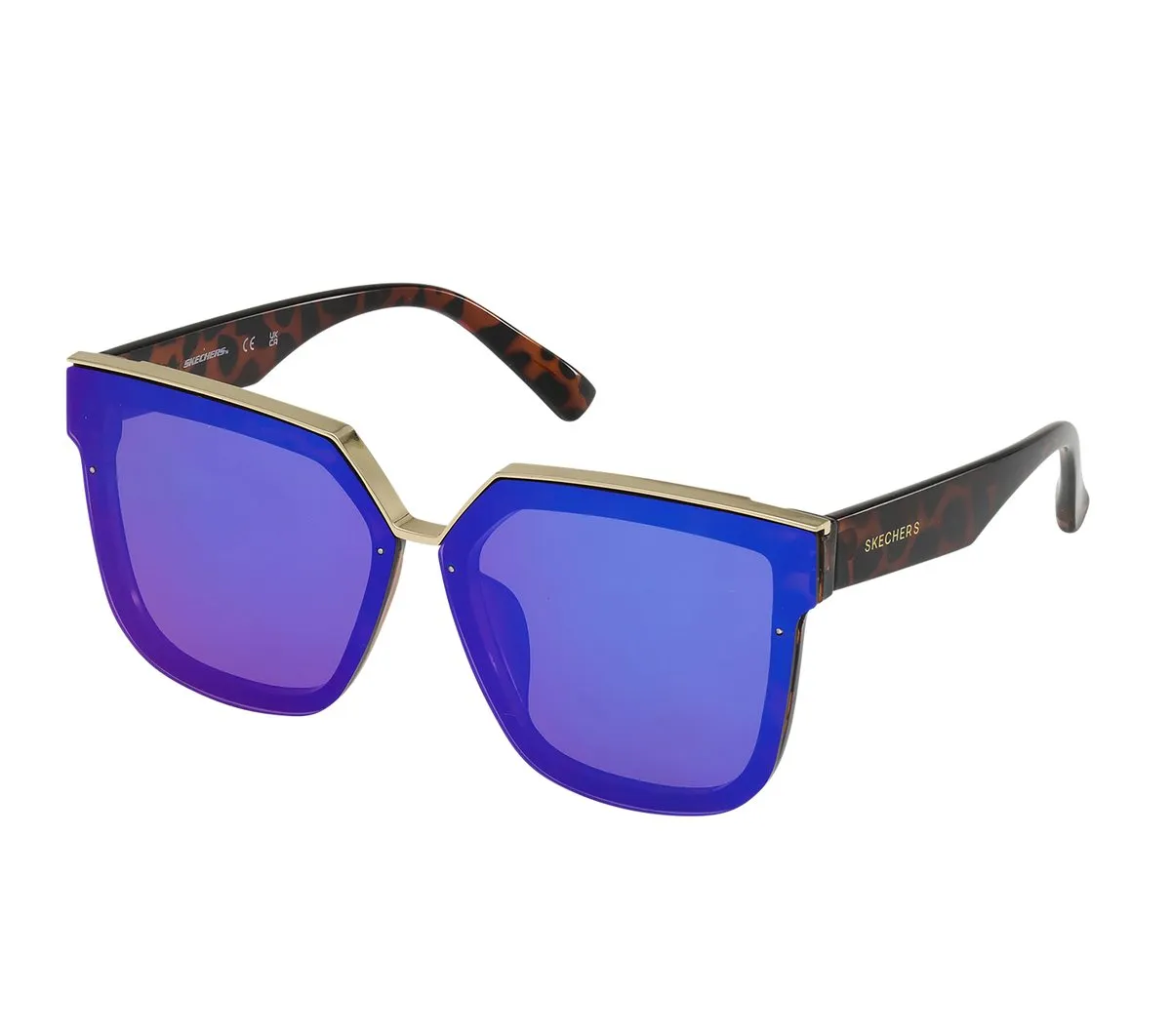 Skechers Square Mirrored Sunglasses
