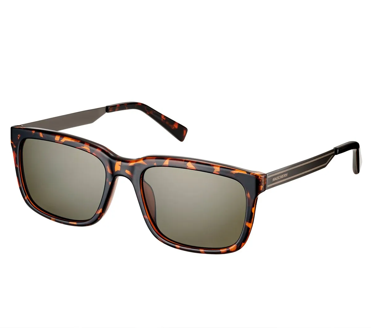 Skechers Square Tortoise Lens Sunglasses
