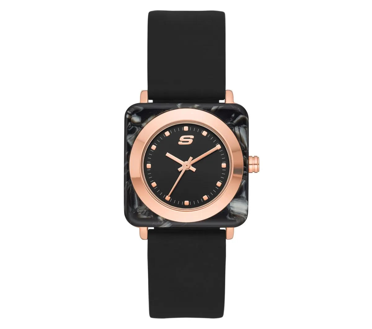 Skechers Calabar Black Pearl Square Watch
