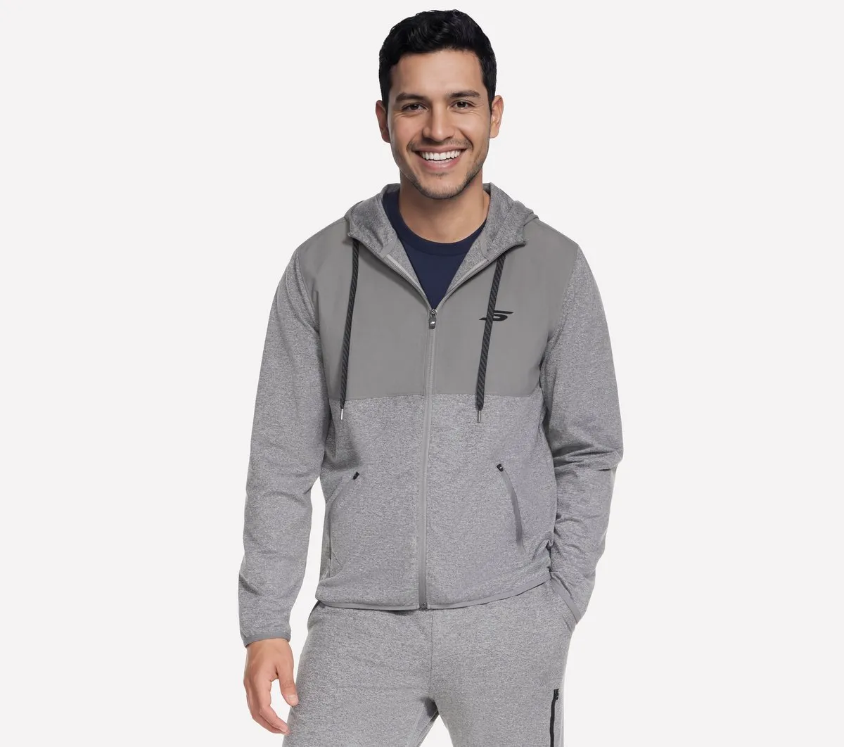 Skechers SKECH-KNITS Ultra Go Weekend Full Zip Hoodie Skechers SKECH-KNITS Ultra Go Weekend Full Zip Hoodie