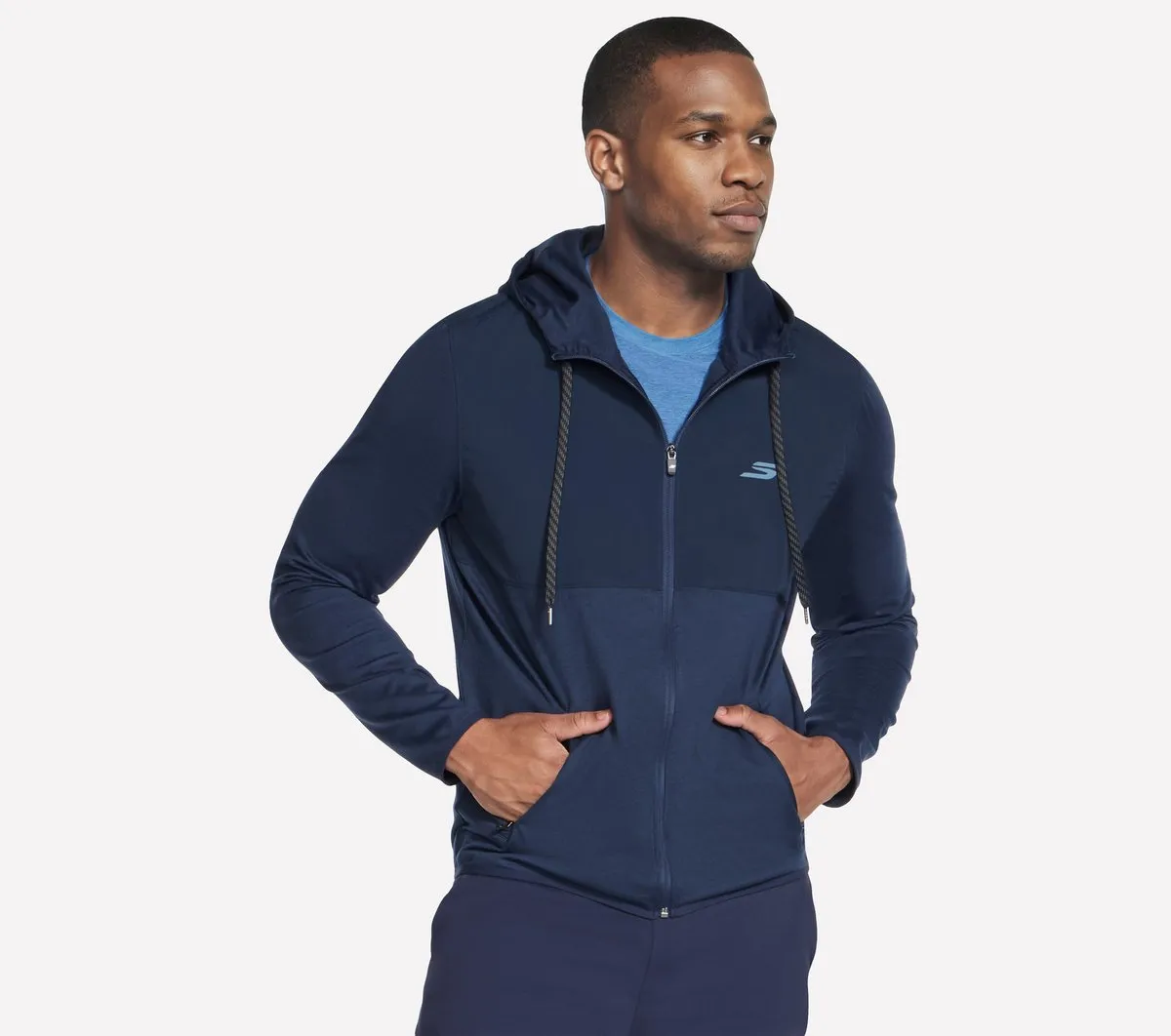 Skechers SKECH-KNITS Ultra Go Weekend Full Zip Hoodie Skechers SKECH-KNITS Ultra Go Weekend Full Zip Hoodie