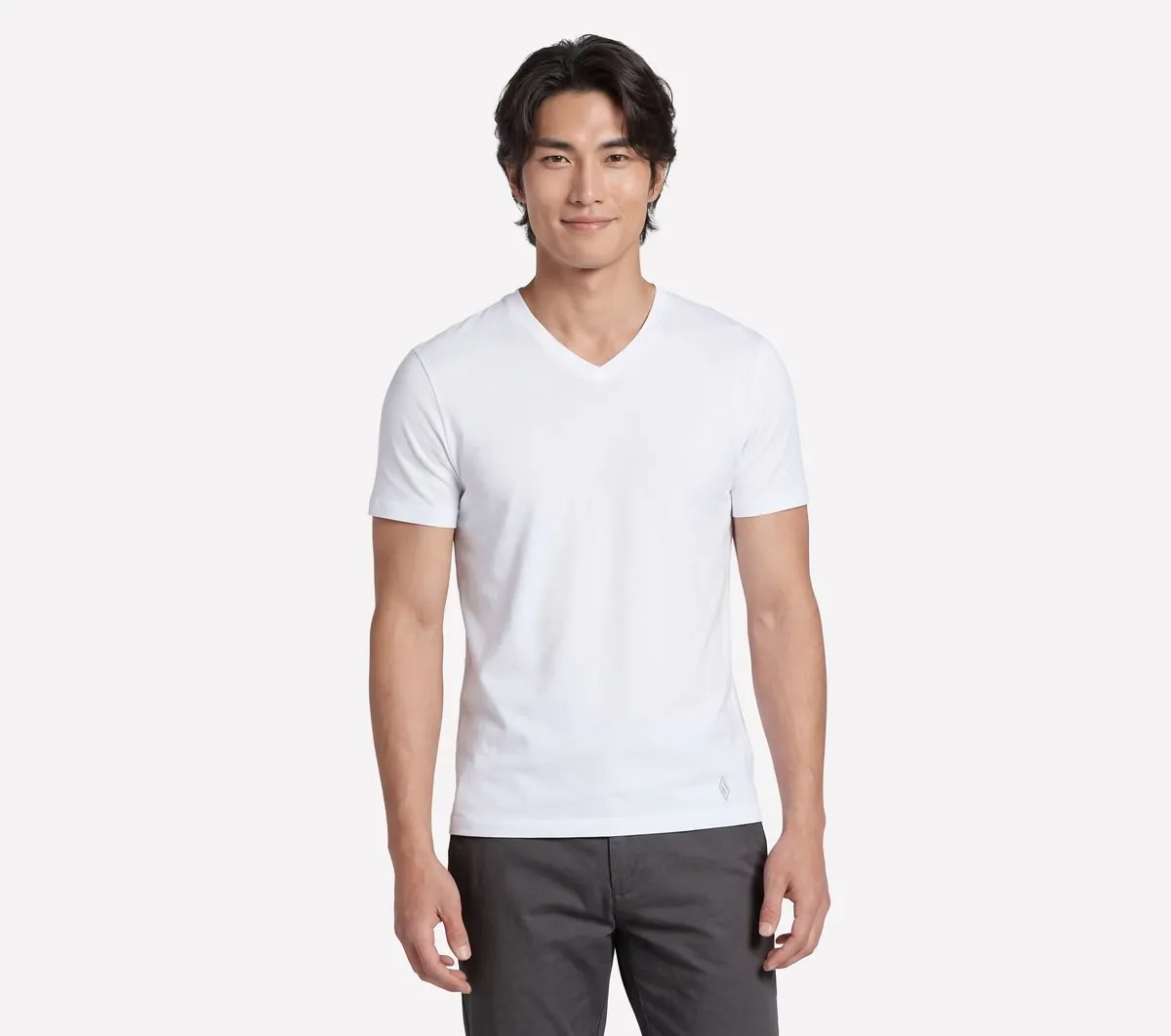 Skechers GO DRI Pima Short Sleeve V-Neck