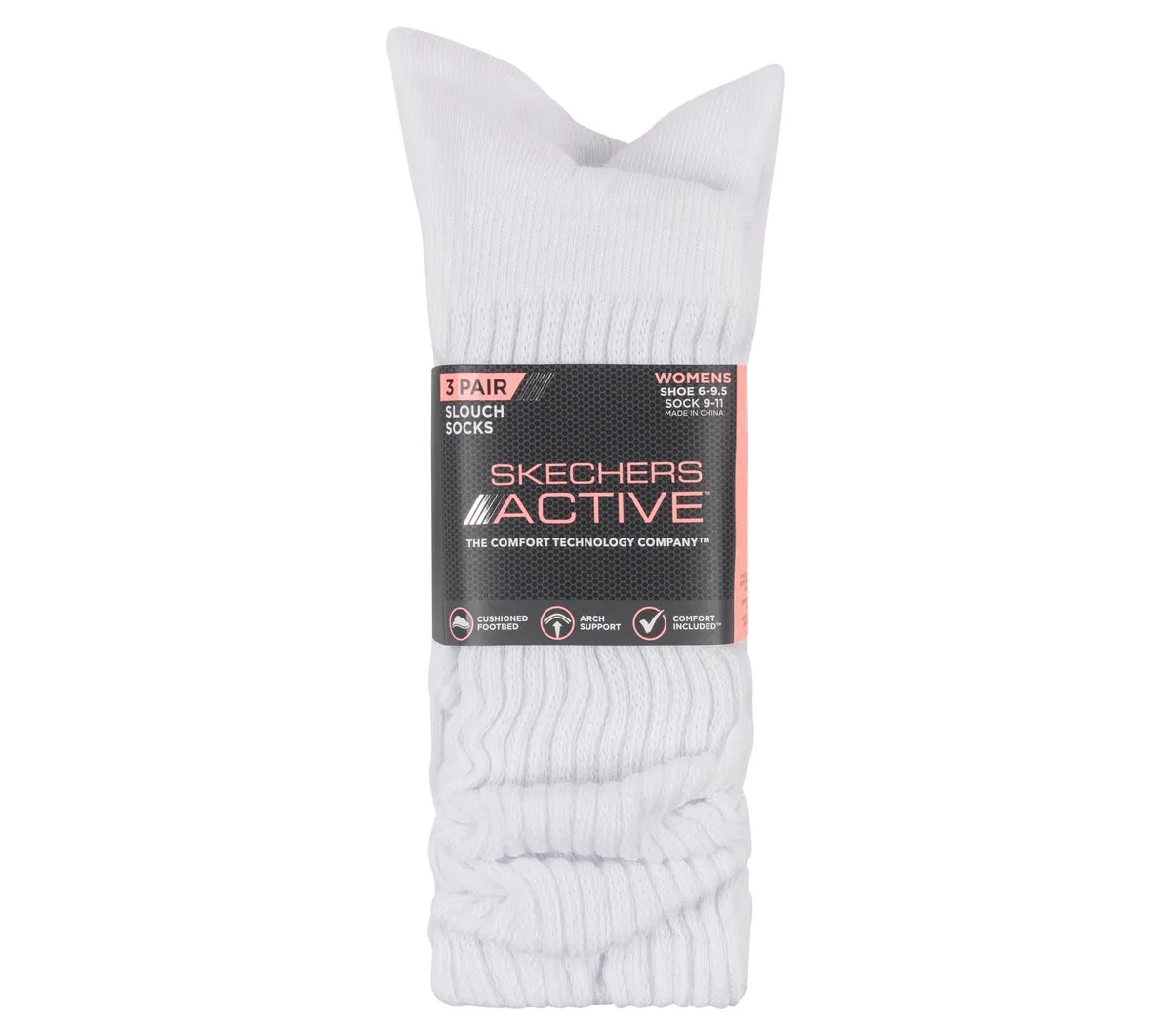 Skechers 3 Pack Women's Slouch Socks