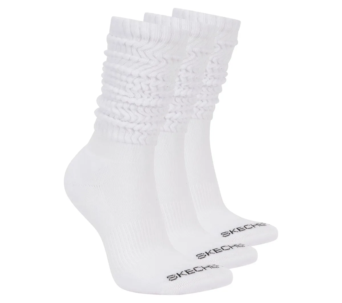 Skechers 3 Pack Women's Slouch Socks