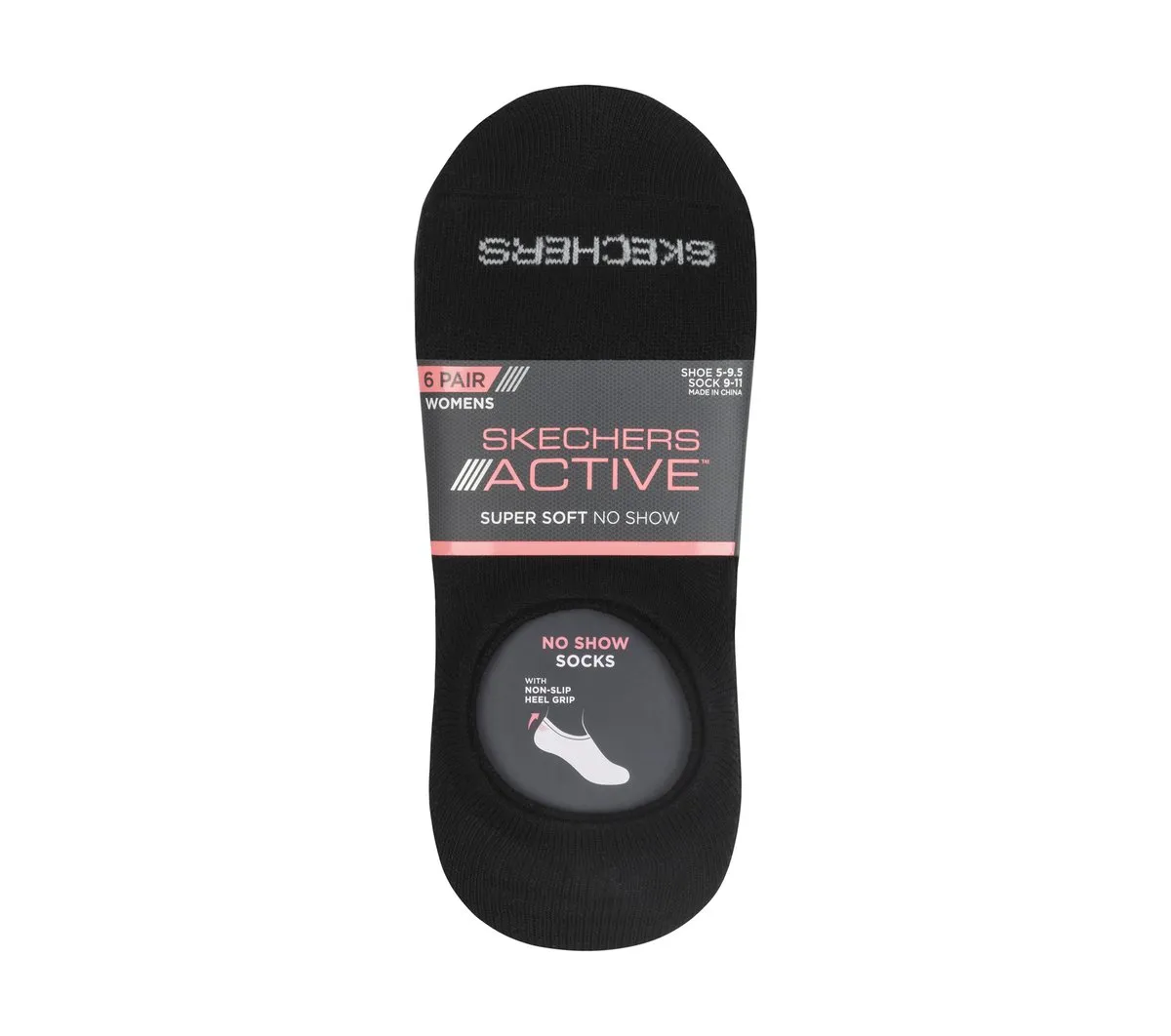Skechers Super Soft No Show Liner Socks – 6 Pack