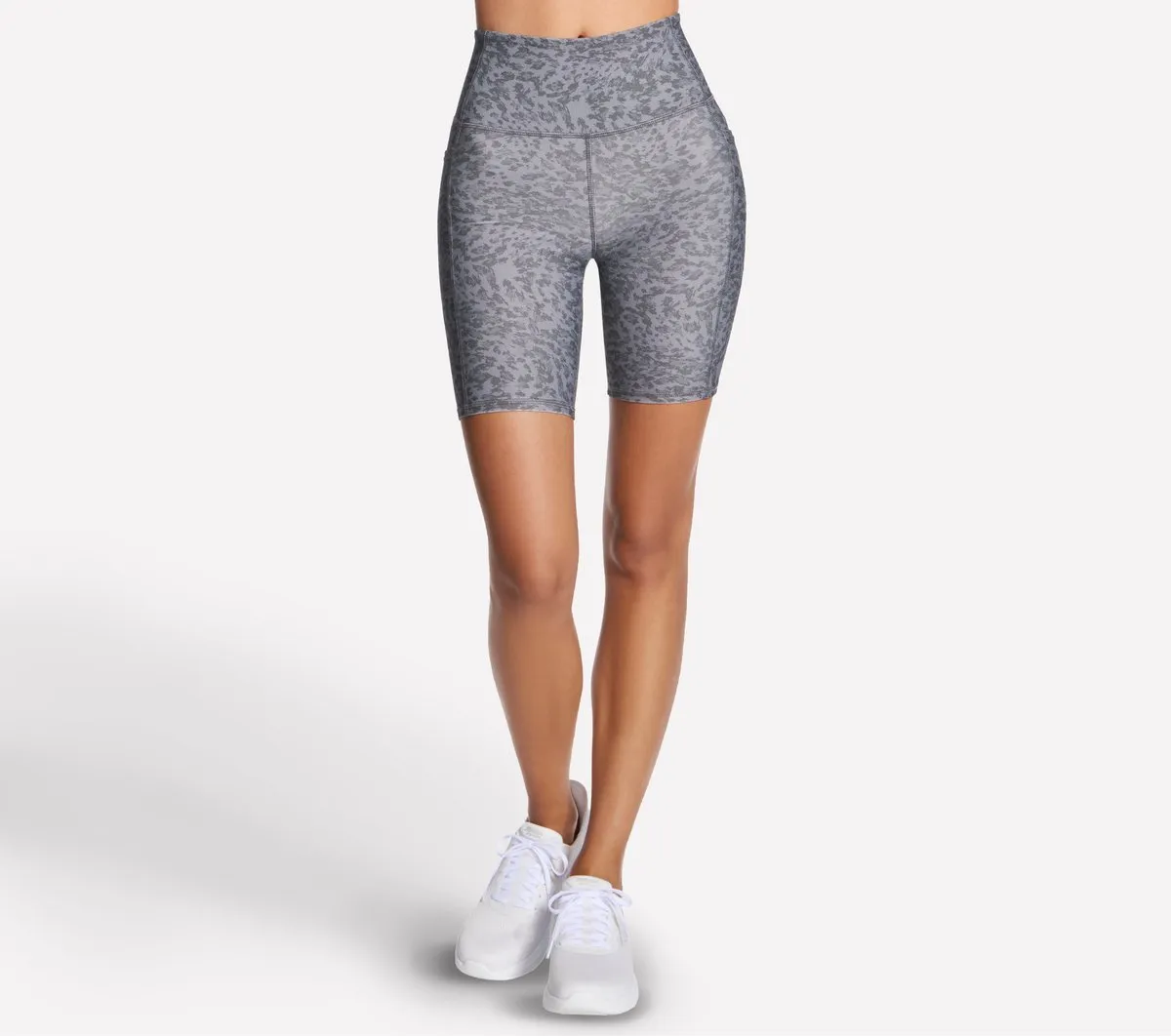 Skechers GO FLEX Printed High Waisted 8 Inch Bike Short