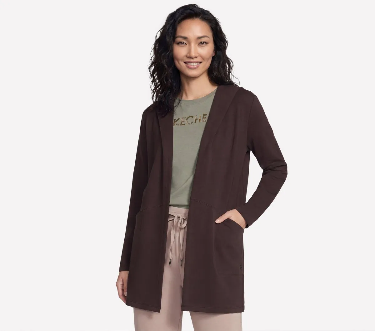 Skechers Cozy Luxe Restful Hoodigan Skechers Cozy Luxe Restful Hoodigan