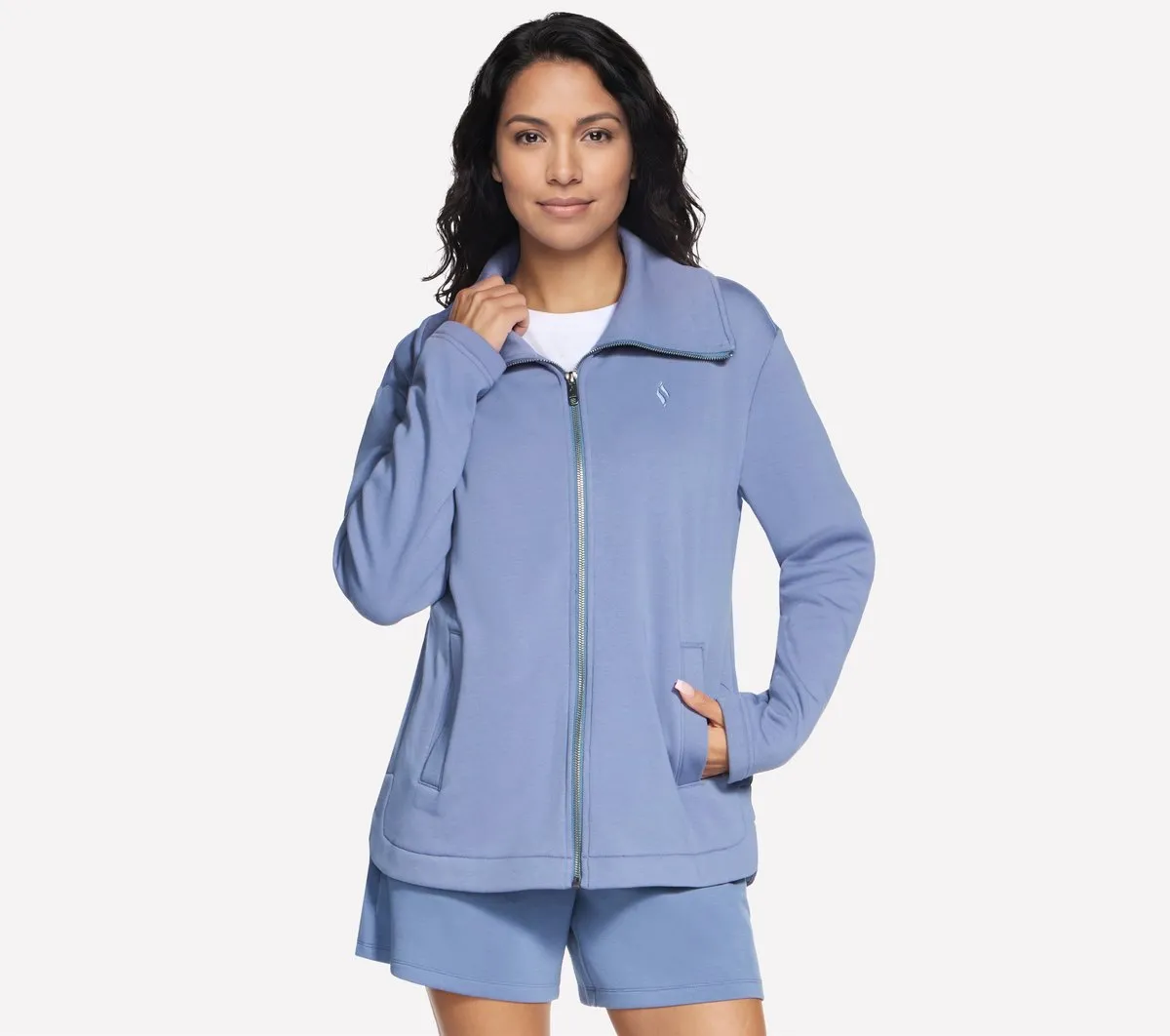 Skechers GO SNUGGLE Tunic Full Zip Jacket Skechers GO SNUGGLE Tunic Full Zip Jacket