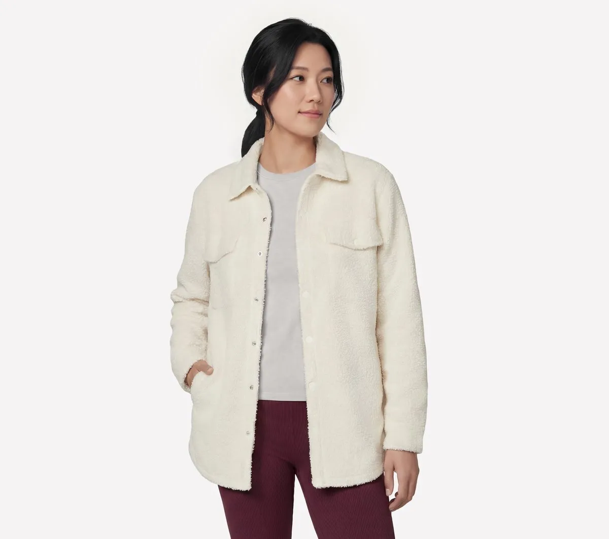 Skechers Sherpa Shacket Skechers Sherpa Shacket