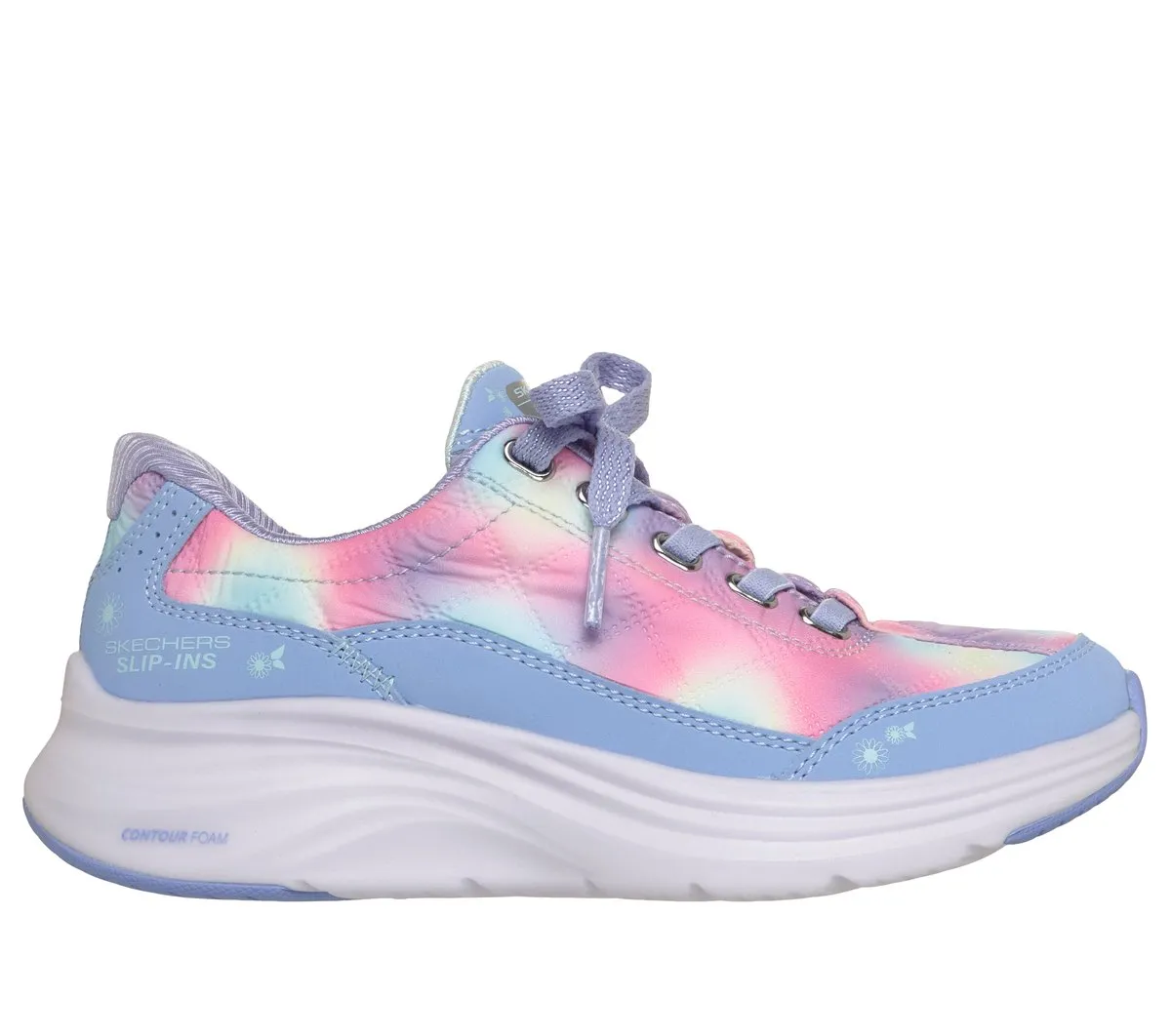 Skechers Slip-ins: Contour Foam – Cozy Fit Rainbow Active