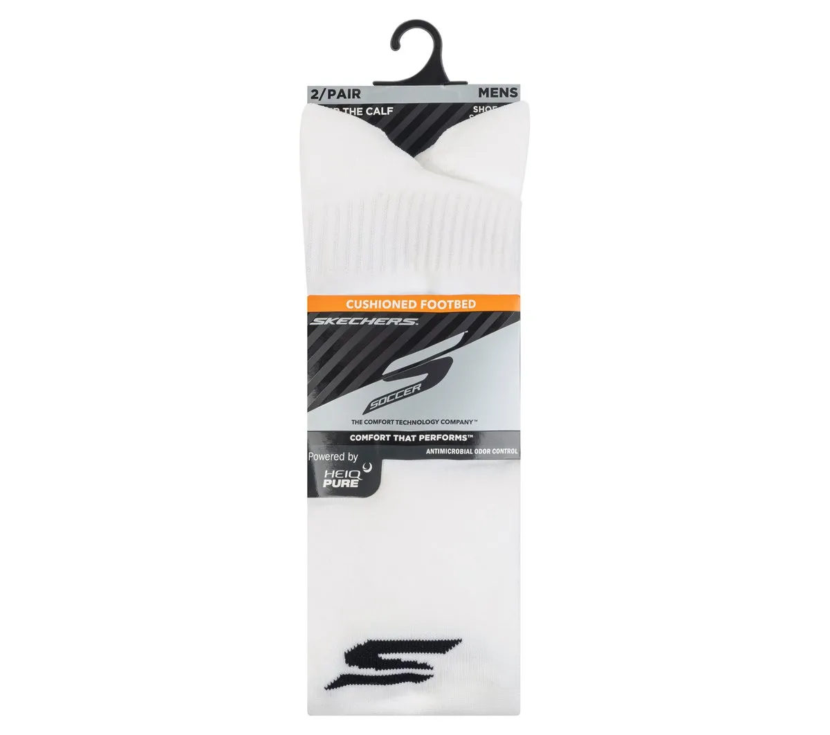 Skechers 2 Pack Men's Performance Soccer Over The Knee Socks