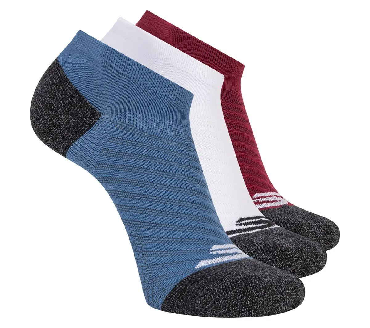 Skechers 3 Pack Men's Terry Low Cut Socks