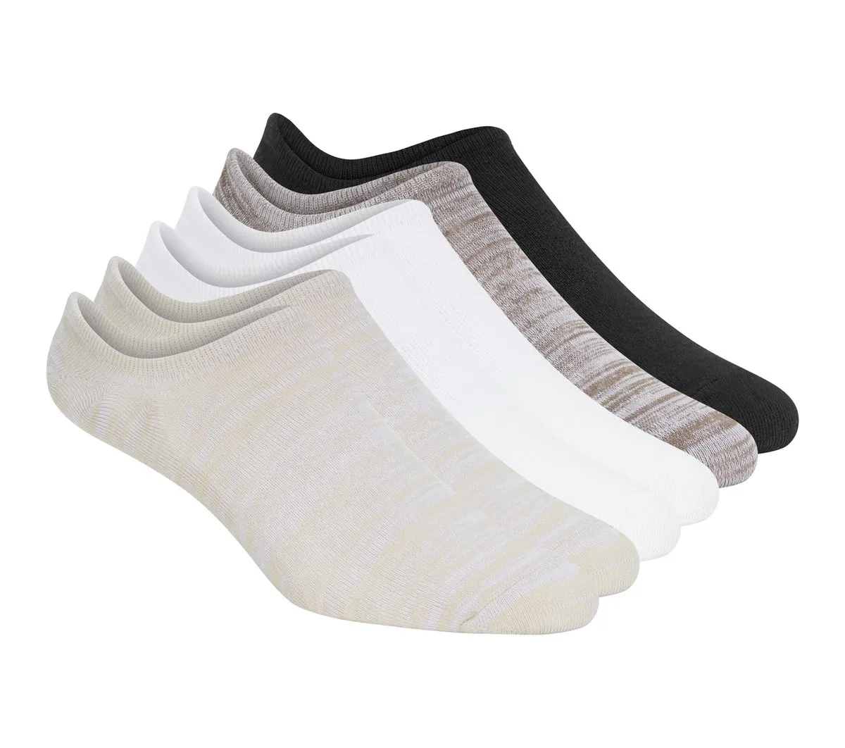 Skechers 6 Pack Men's Sneaker Liner Socks