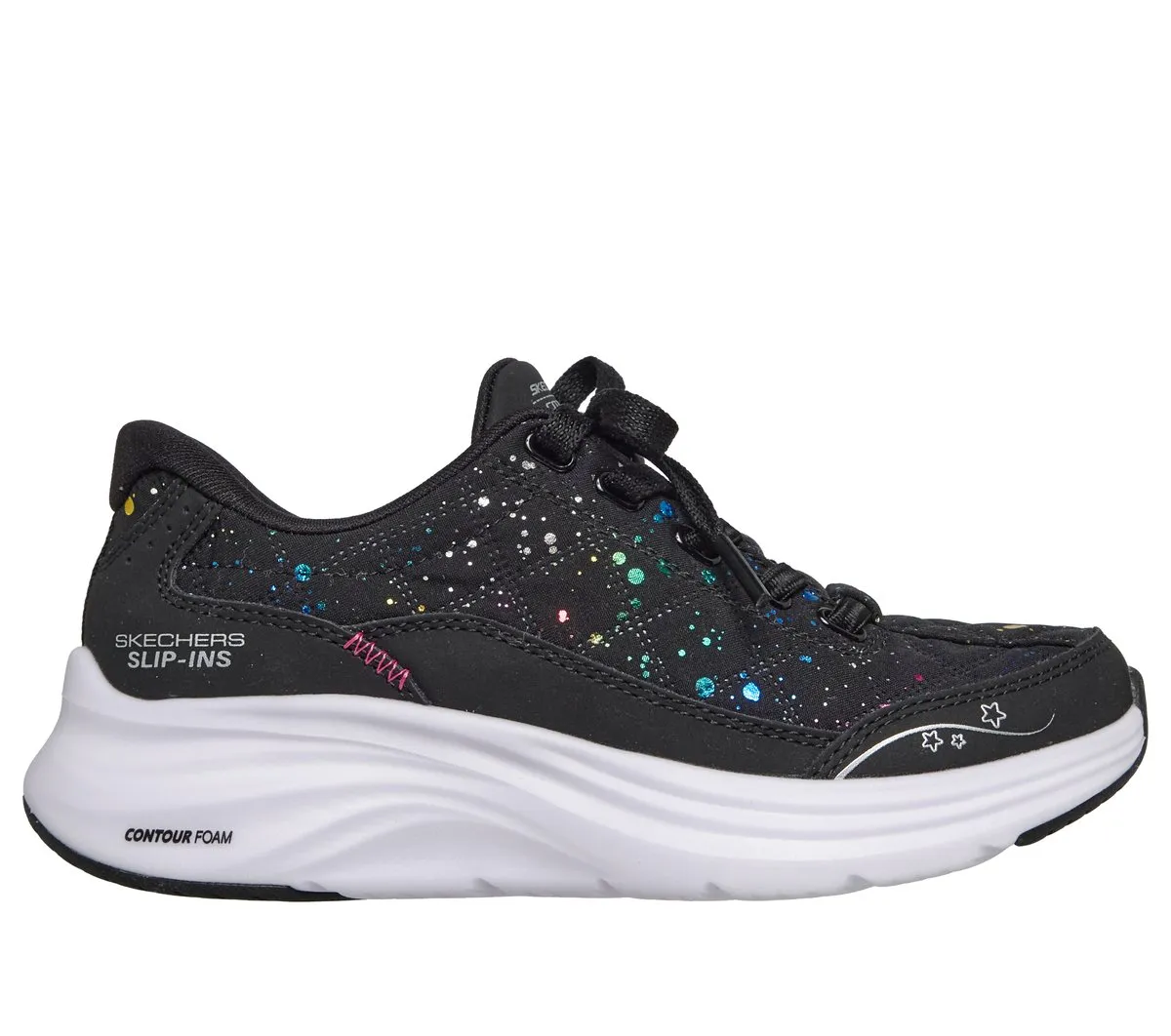 Skechers Slip-ins: Contour Foam – Cozy Fit Paint Splatter