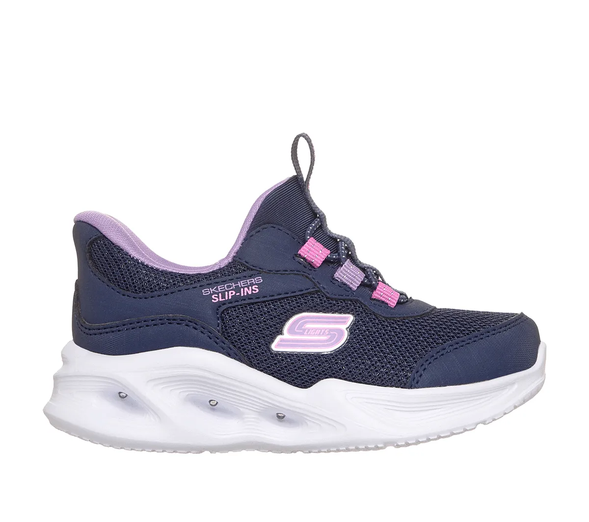 Skechers Slip-ins S-Lights: Sola Glow – Neon Dash