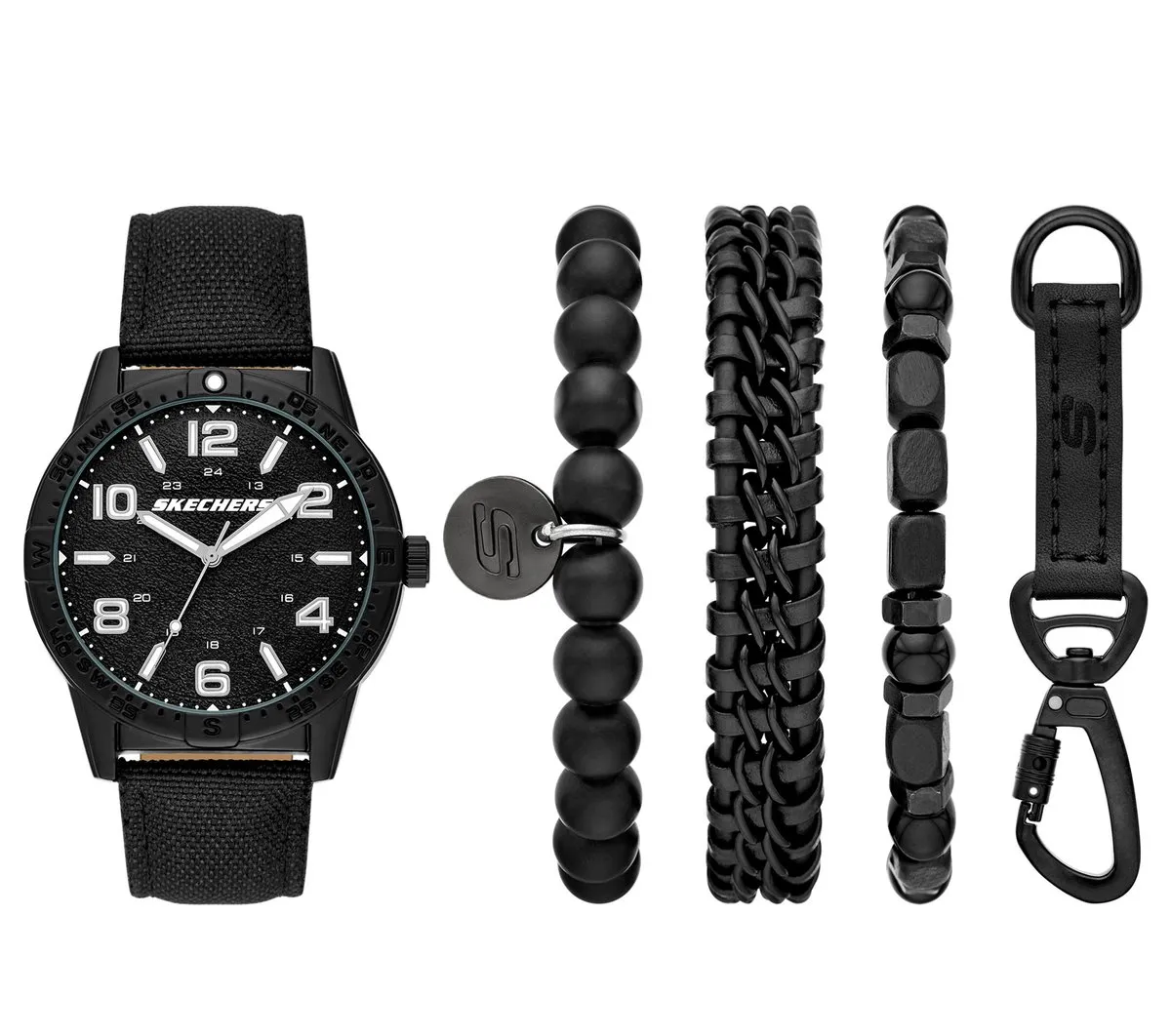 Skechers Black Bracelets Tool Watch Set