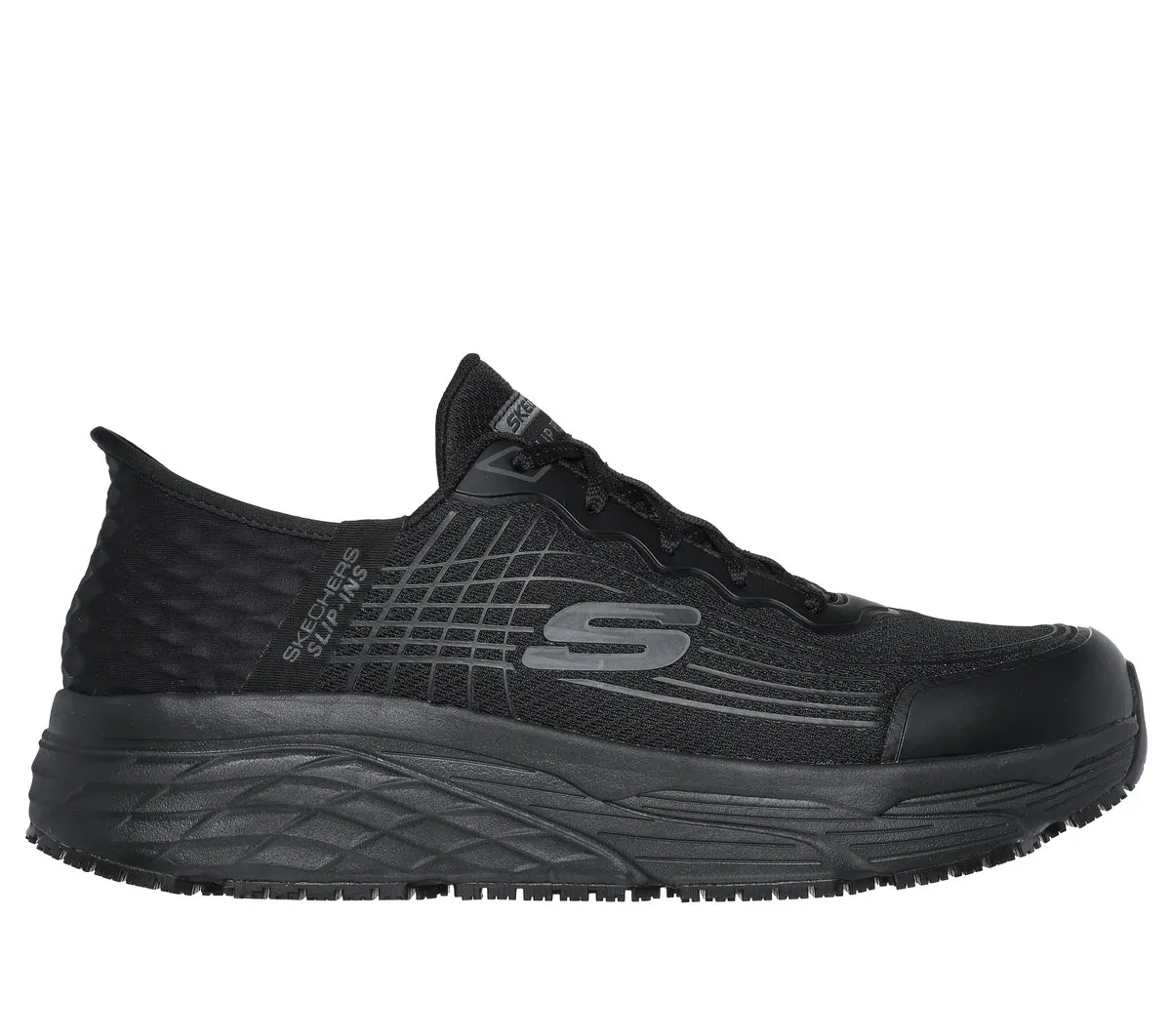 Skechers Slip-ins Work Slip-Resistant Relaxed Fit: Max Cushioning Elite – Remmal