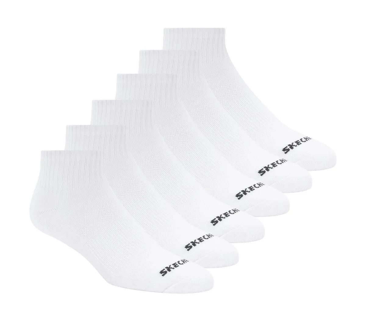 Skechers 6 Pack Core Quarter Medium Socks