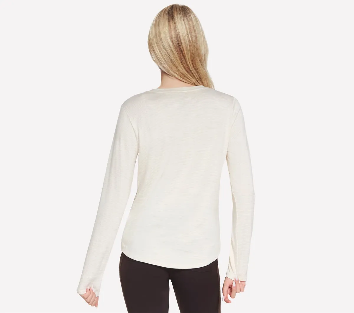 Skechers GO DRI Swift Stripe Long Sleeve Crew