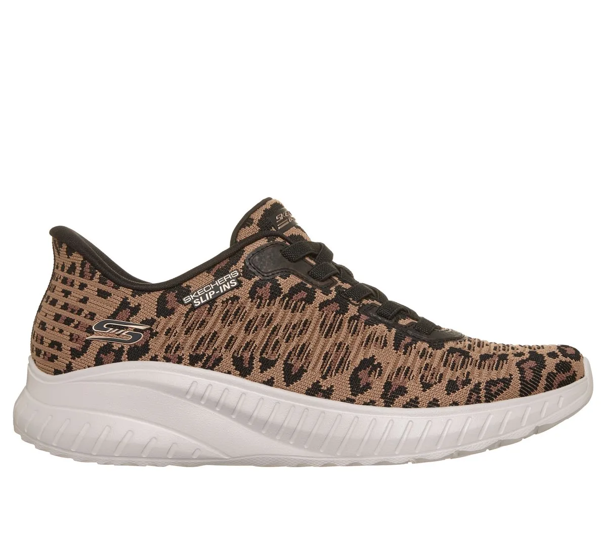 Skechers Slip-ins: BOBS Sport Squad Chaos - Leopard Lush Skechers Slip-ins: BOBS Sport Squad Chaos – Leopard Lush