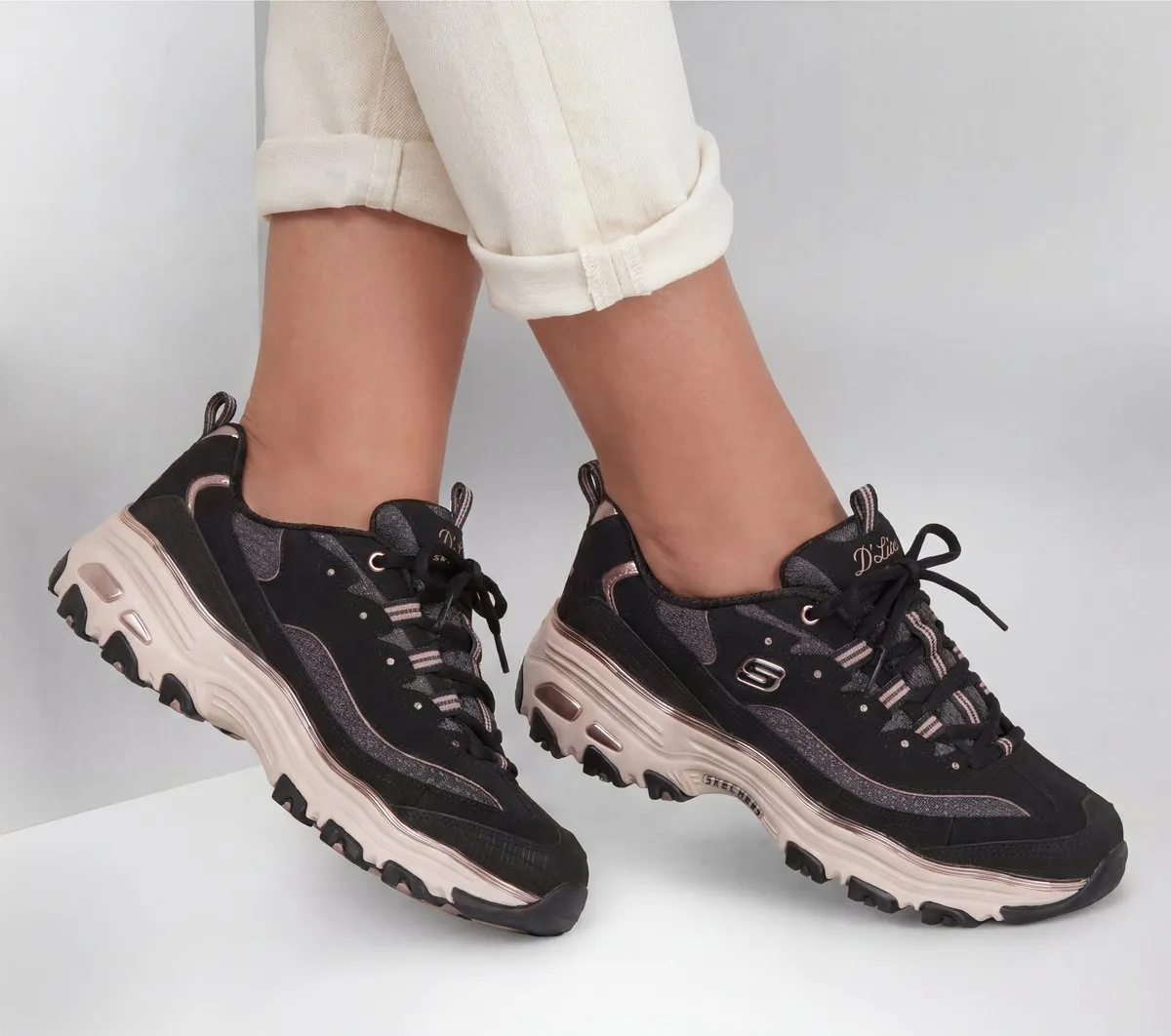 Skechers D'Lites – Chrome Wave