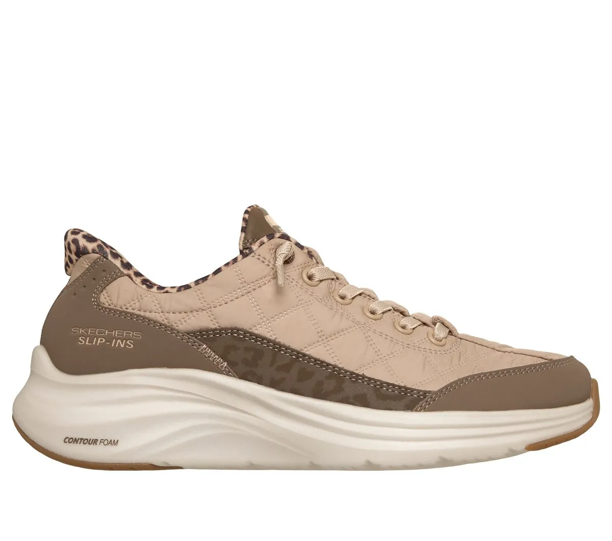 Skechers Slip-ins: Contour Foam - Cozy Fit Leopard Dream Skechers Slip-ins: Contour Foam – Cozy Fit Leopard Dream