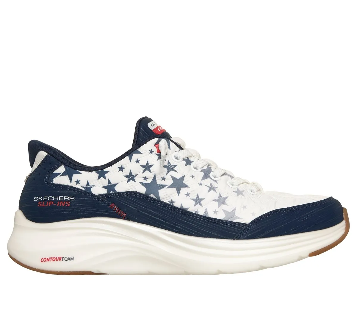 Skechers Slip-ins: Contour Foam - Cozy Fit Star Spangled Skechers Slip-ins: Contour Foam – Cozy Fit Star Spangled