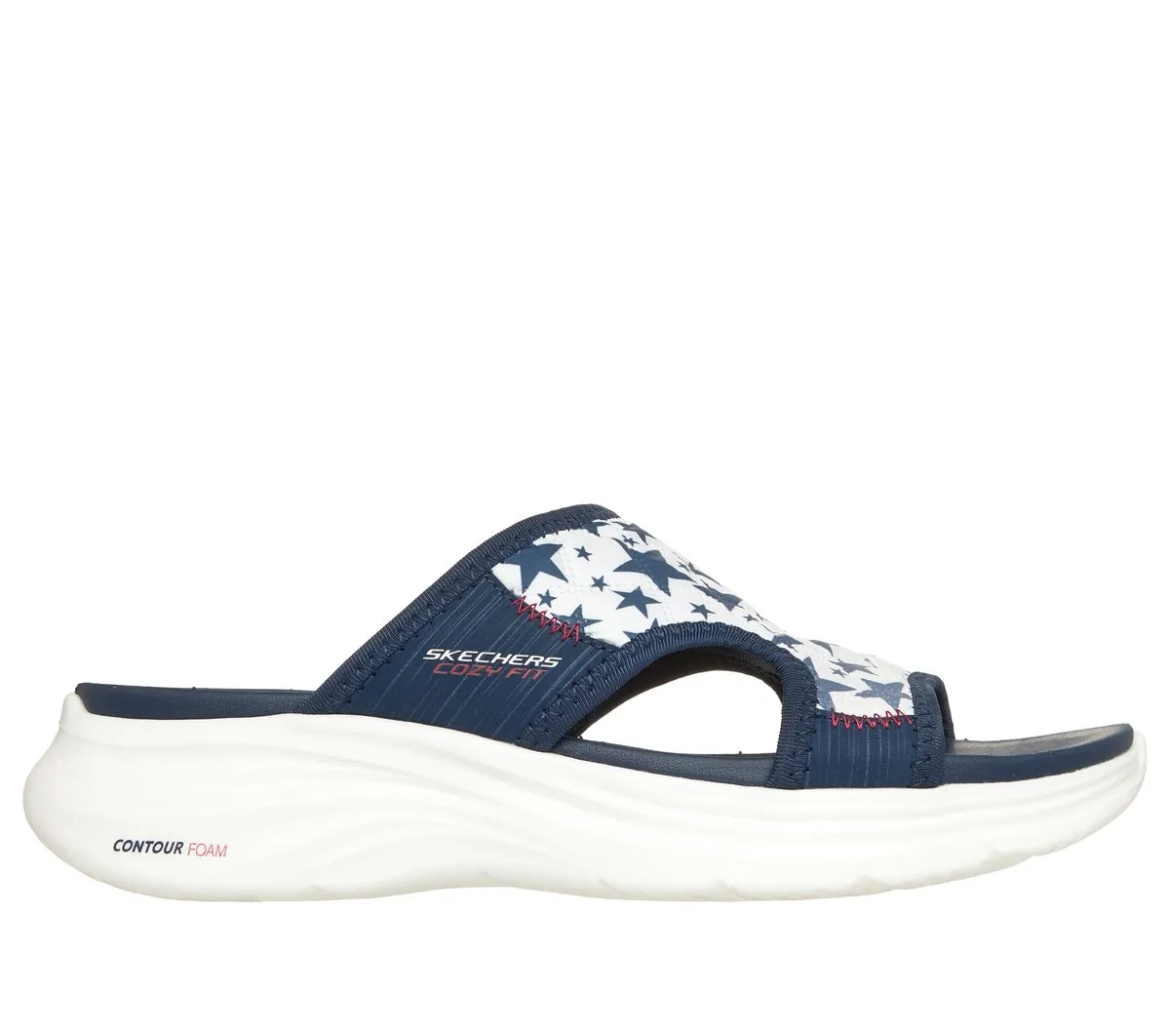 Skechers Contour Foam Sandal – Cozy Fit Americana Aura
