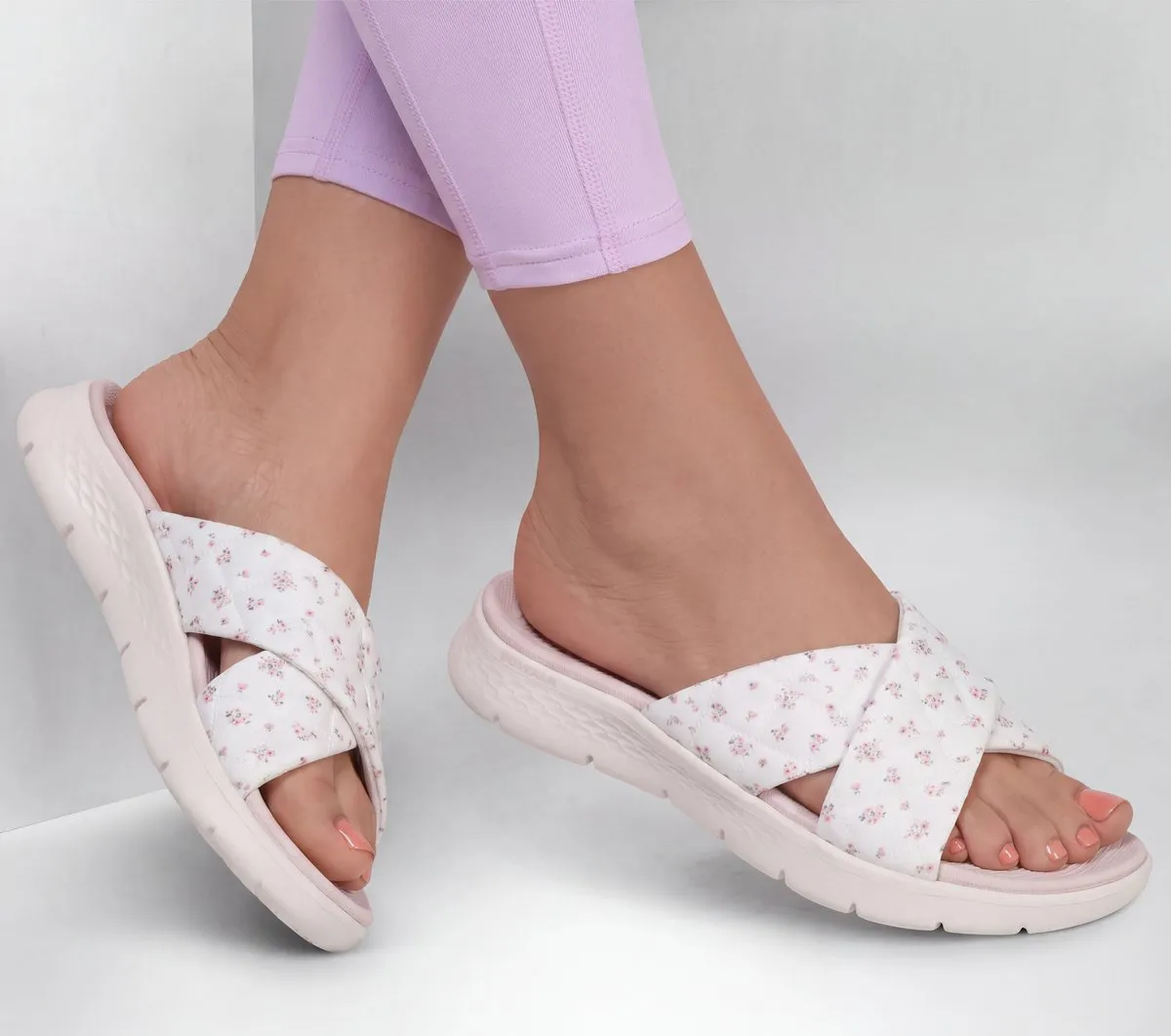 Skechers GO WALK Flex Sandal – Cozy Fit Blossom