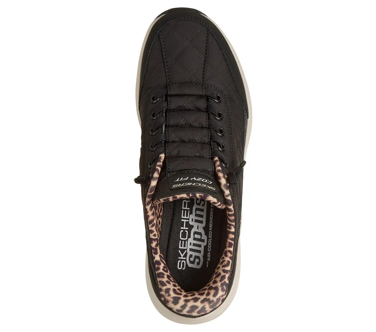 Skechers Slip-ins: Contour Foam – Cozy Fit Leopard Dream