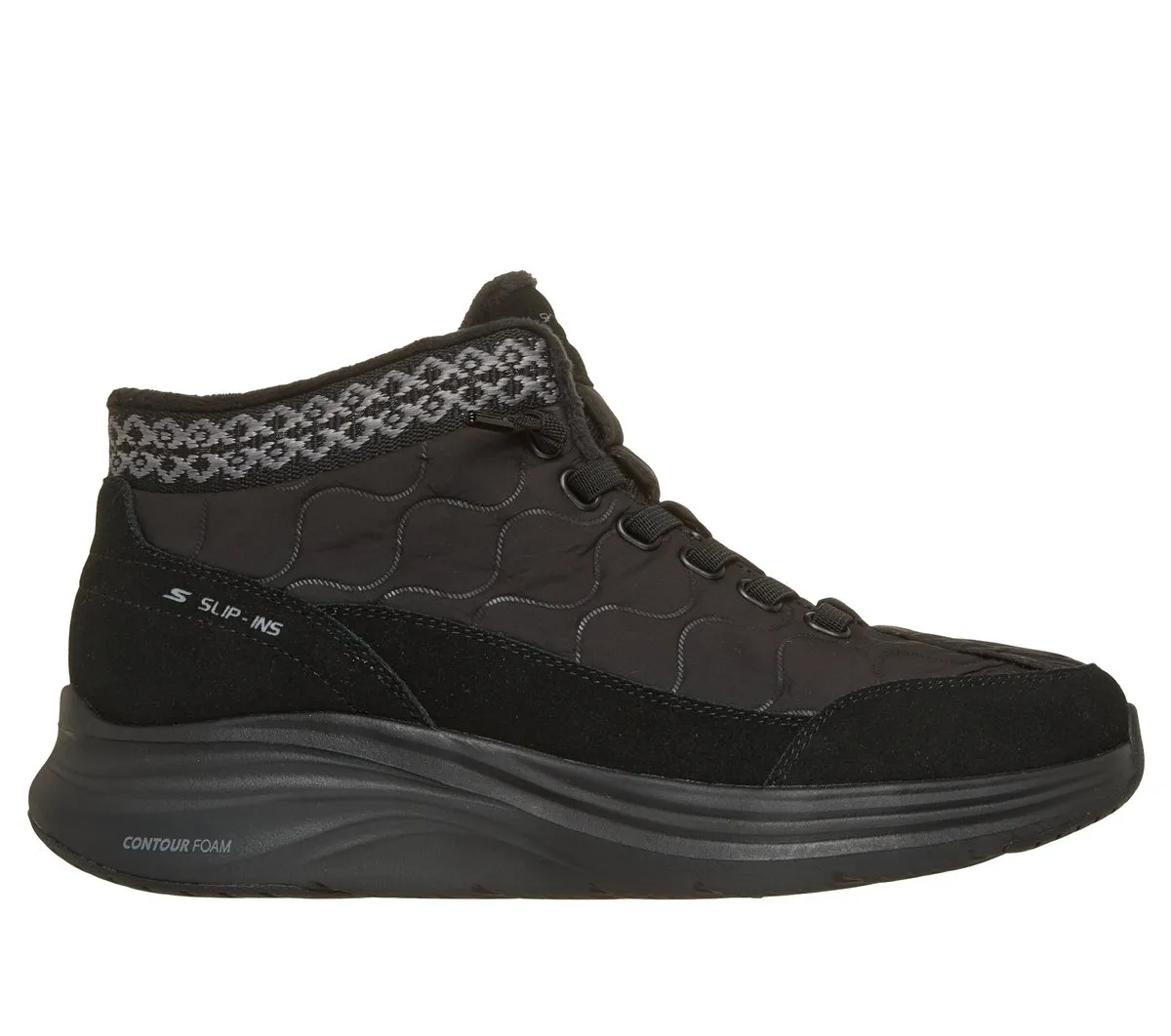 Skechers Slip-ins Relaxed Fit: Contour Foam Boot – Cozy Fit Serene